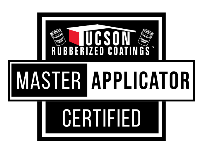 tucson rubberized coatings master applicator logo